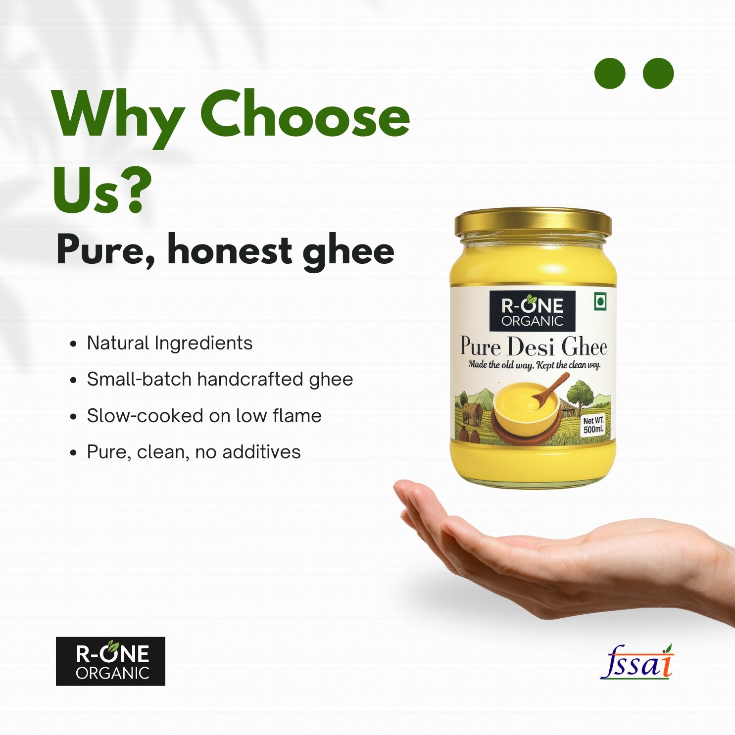 Premium Desi Cow Ghee | 100% Traditional | Glass Jar - Image 6